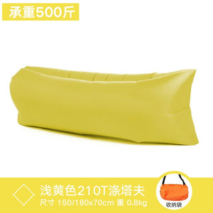 Outdoor lazy person inflatable sofa air mattress napping net red air mattress bed folding single portable camping chair